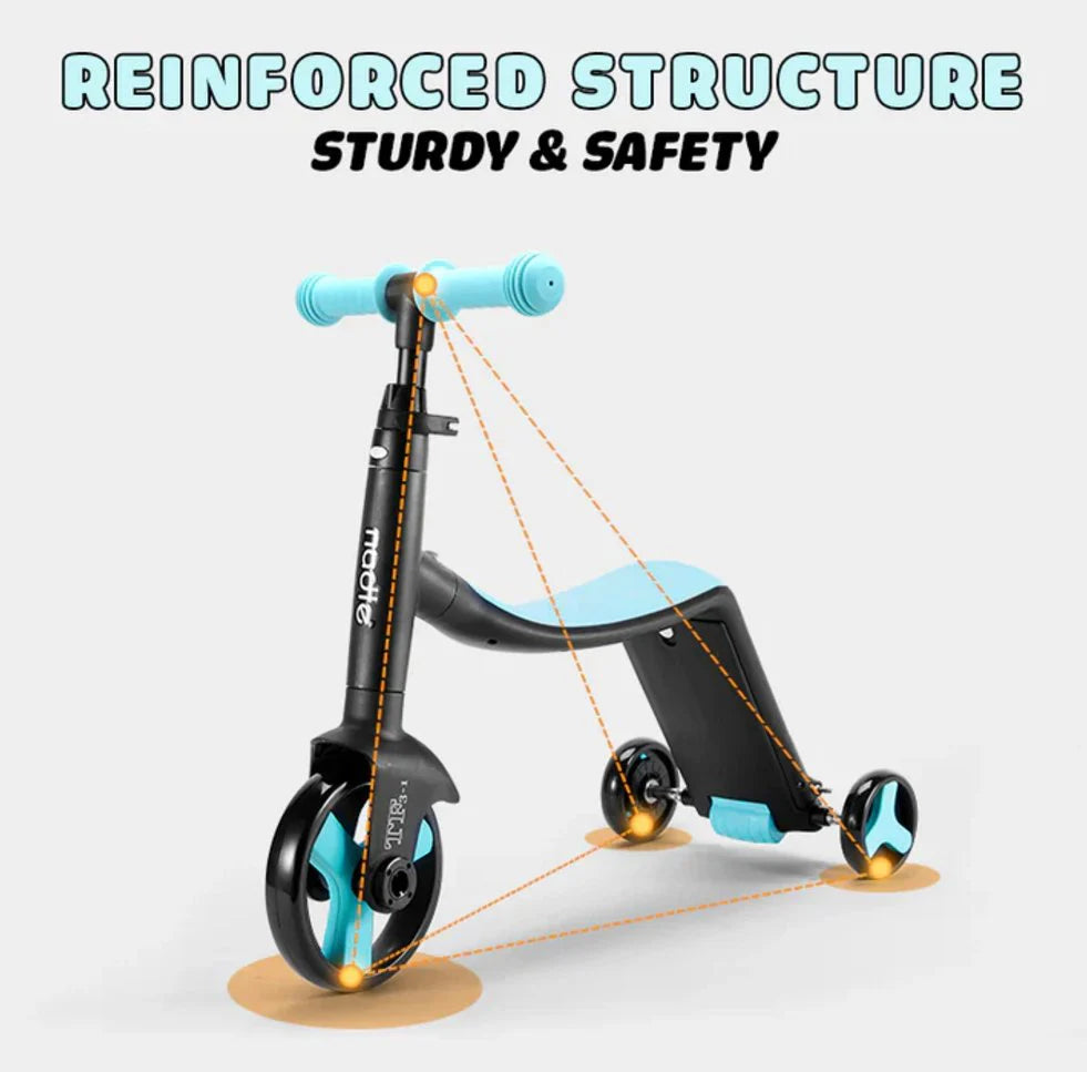 3-in-1 Kids Convertible Scooter © | سكوتر قابل للتحويل 3 في 1 للأطفال ©