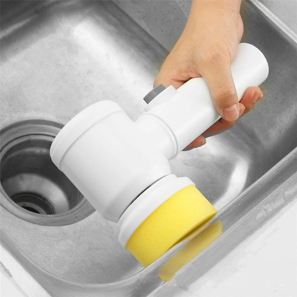 Cleaning Magic Electric Brush (5-in-1) | فرشاة التنظيف الكهربائية السحرية (5 في 1)
