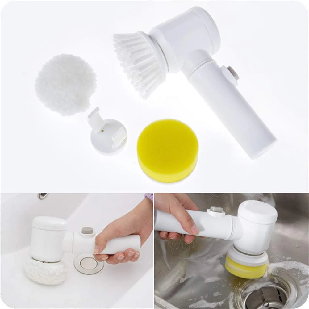 Cleaning Magic Electric Brush (5-in-1) | فرشاة التنظيف الكهربائية السحرية (5 في 1)